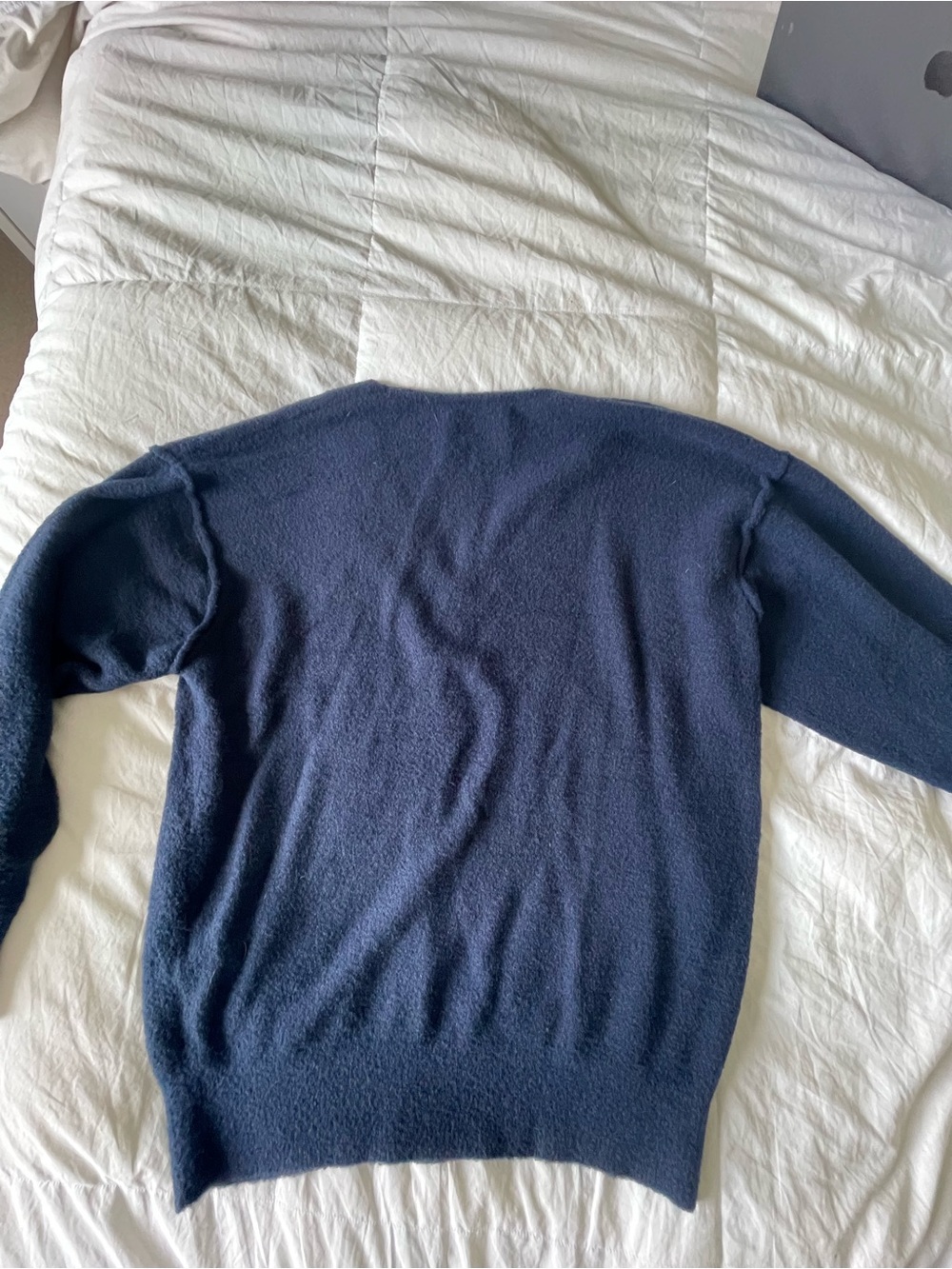 Aritzia Hush Knit Sweater in Navy - Picture 6 of 9